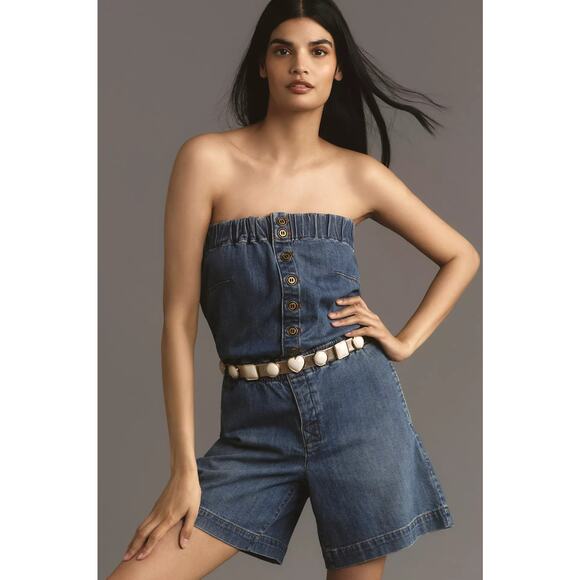 Pilcro Denim Romper - New Small - Picture 2 of 6